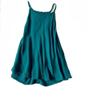 Emerald green/blue blouse